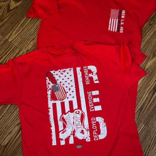 Remember Everyone Deployed T-shirts