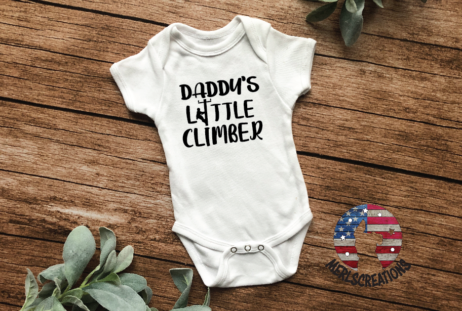 Daddy's Little Climber Onesie